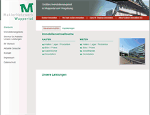 Tablet Screenshot of maklernetzwerk-wuppertal.de